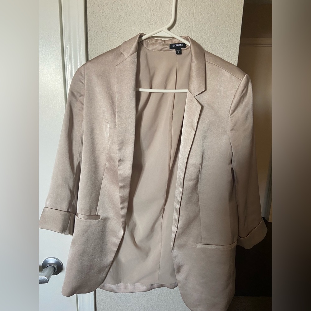 Express Gold Blazer